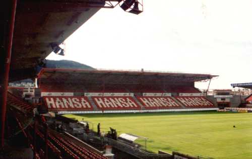 Brann Stadion - Hintertortribüne