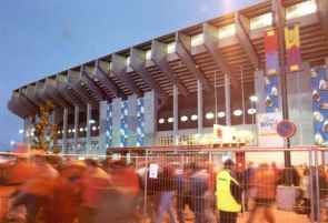 Jan Breydel Stadion - Außenansicht nach dem Spiel
