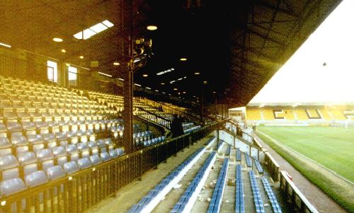 Abbey Stadium - Blick über den Main Stand