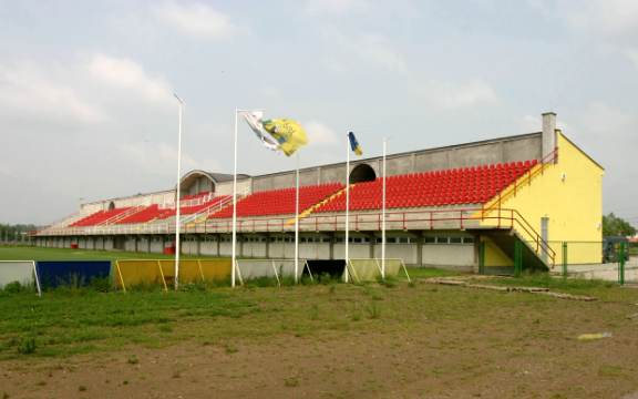 Novi Stadion Oraje - Tribüne Innenansicht